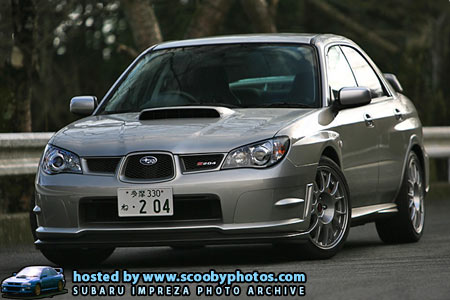 The Subaru Impreza s204 differs from the standard WRX STi externally by 